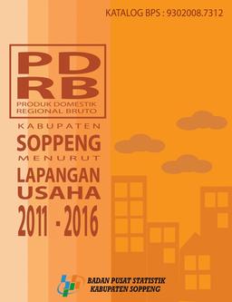 Gross Regional Domestic Product Of Soppeng Regency By Industrial Origin 2012-2016