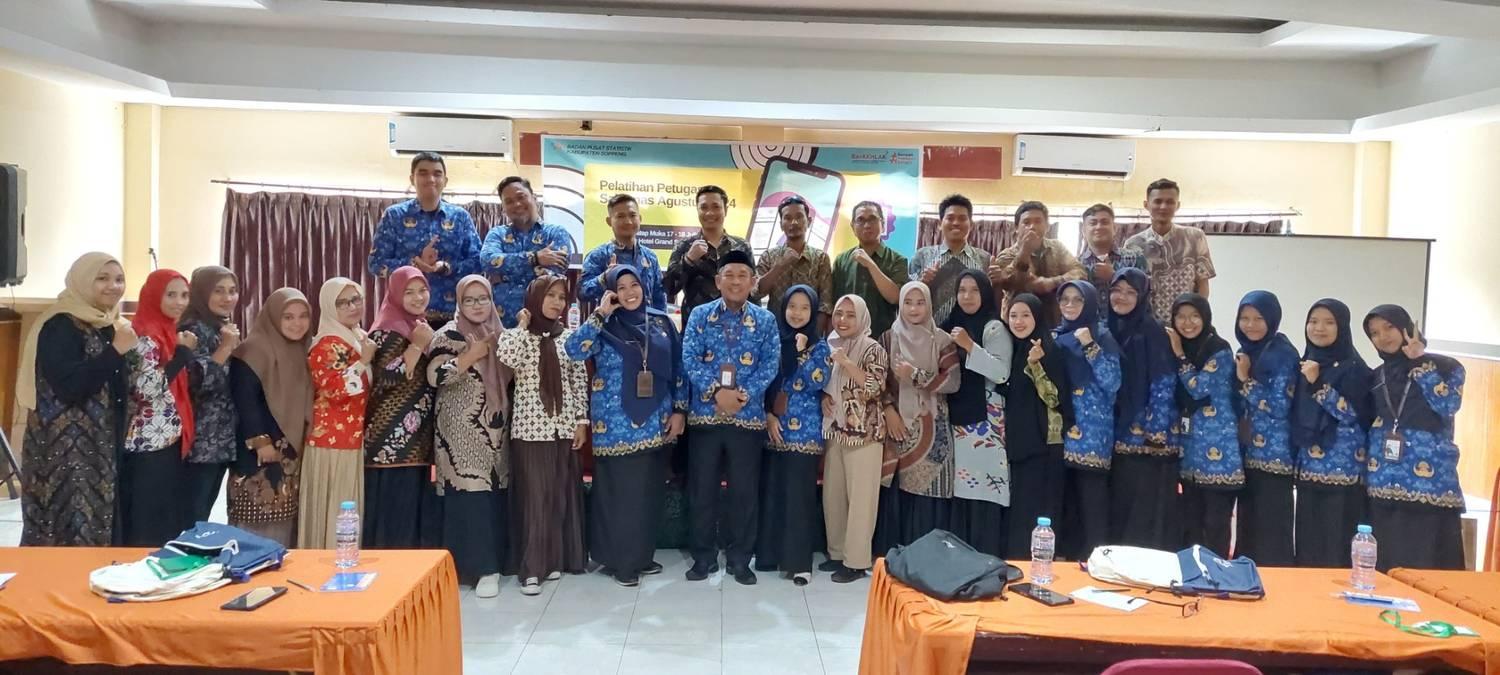 Training for Sakernas 2024 Enumerators in Soppeng Regency