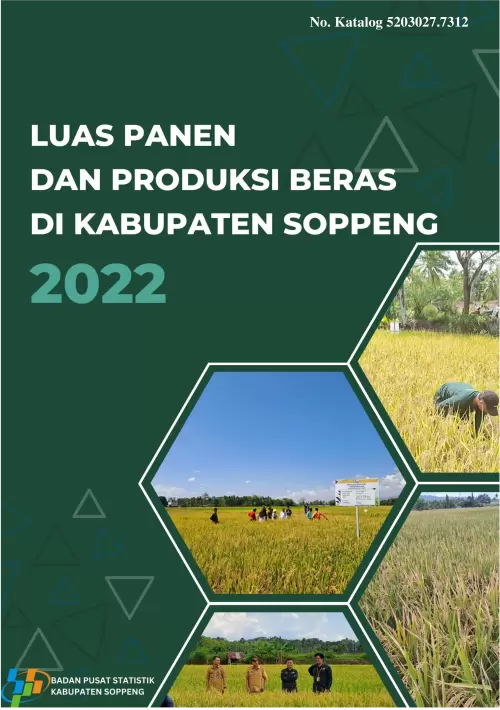 Luas Panen Dan Produksi Beras Di Kabupaten Soppeng 2022